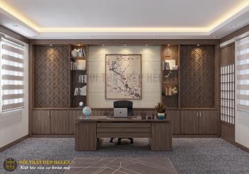 Bàn làm việc lãnh đạo siêu cao cấp 1m86 – HL05